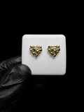 14k Nugget Stud Earrings