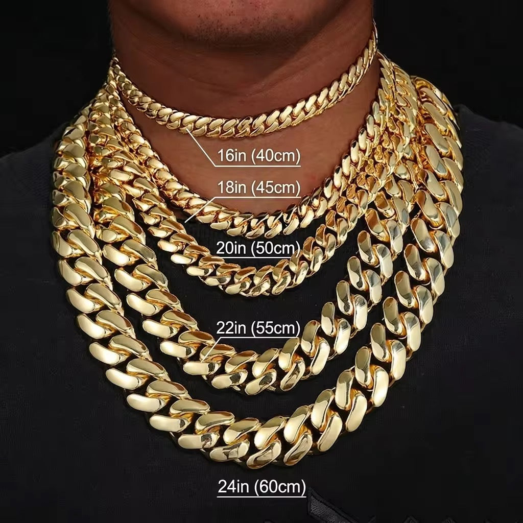 Gold Miami Cuban chain