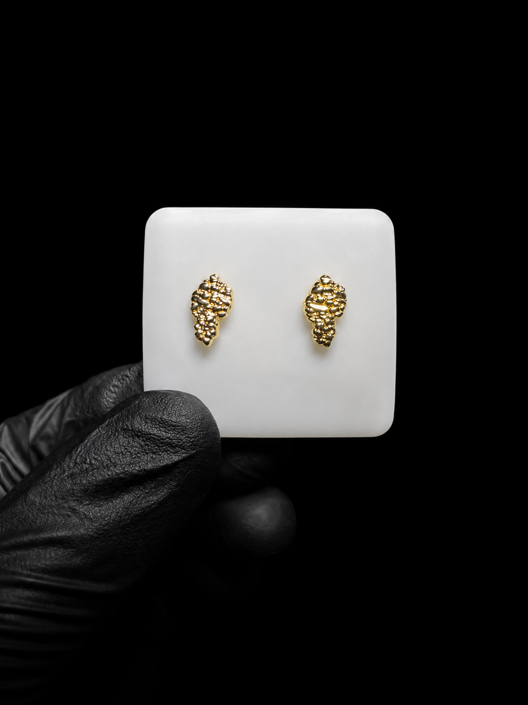 14k Nugget Stud Earrings