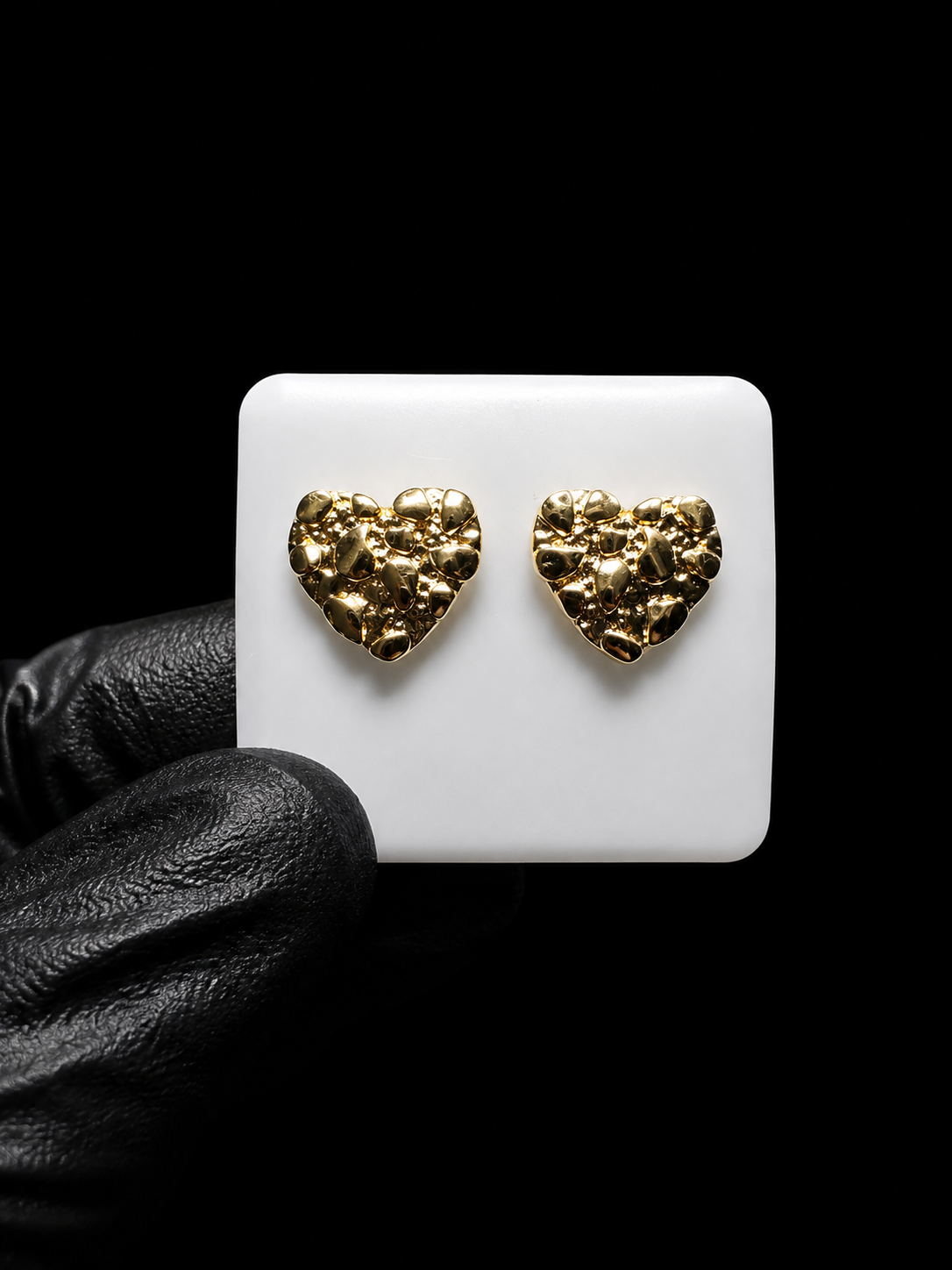 14k Nugget Stud Earrings