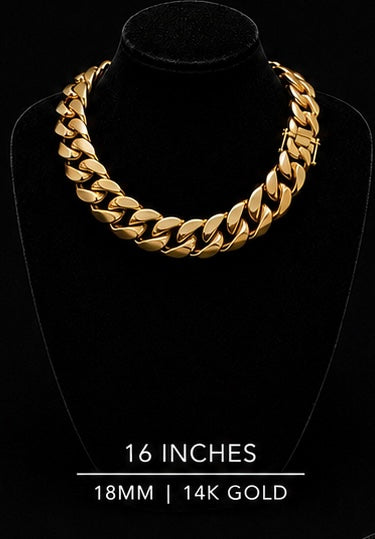 Gold Miami Cuban chain